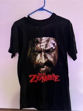 Rob Zombie hellbilly deluxe 2 tour shirt - Black Short Sleeve Graphic Tee